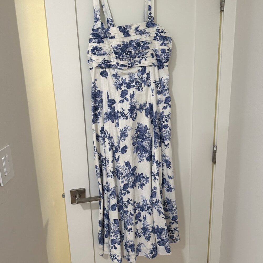 NWT The A&F Emerson Fit & Flare Midi Dress size L